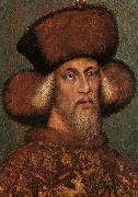 Antonio Pisanello Portrait of the Emperor Sigismund oil